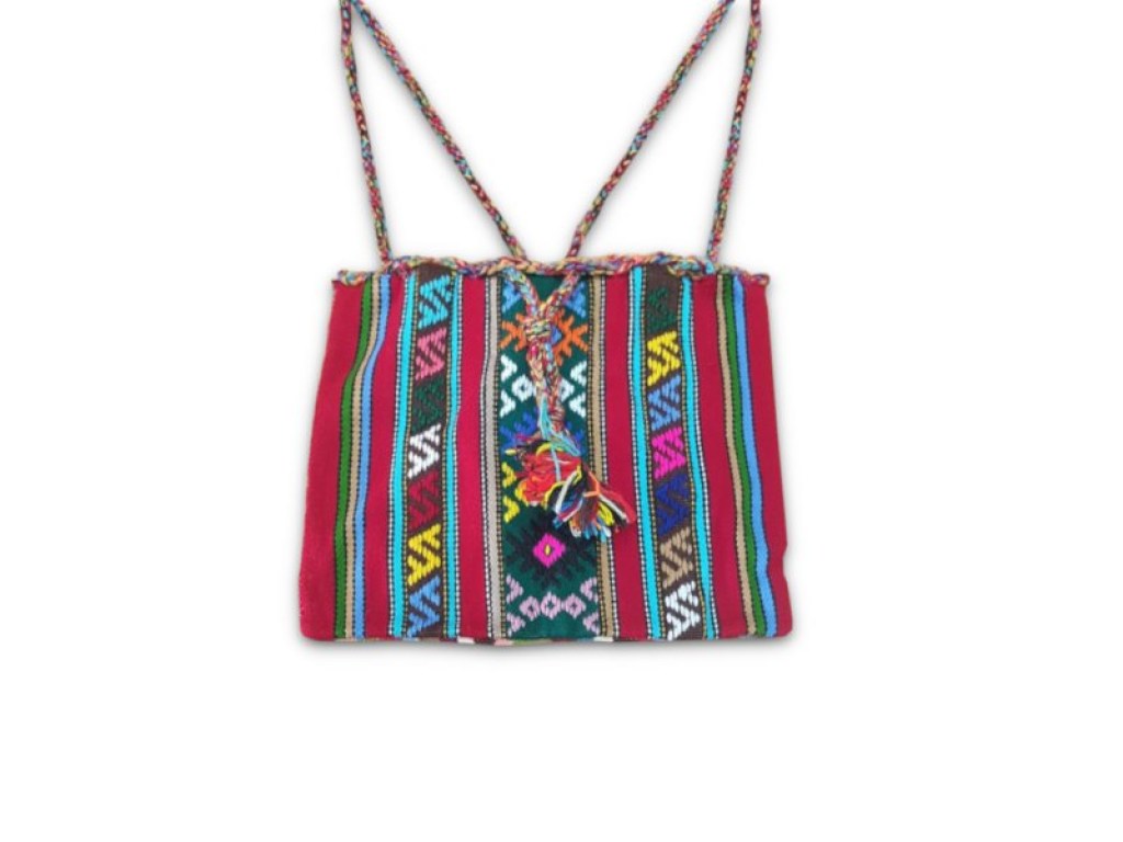 Παραδοσιακή Μάλλινη Τσάντα-Βούργια Σχέδιο Β Γαρύφαλλο | Γαρύφαλλο - Λευκά Εϊδη